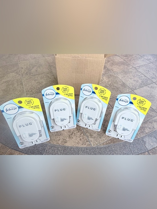 febreeze Other - White Febreze Plug-In Air Freshener, Oil Warmer Plugs — 4-Pack